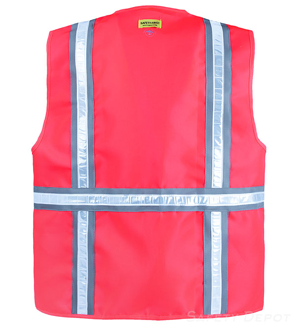 8038APK Pink Hi Vis Reflective Safety Vest for Women
